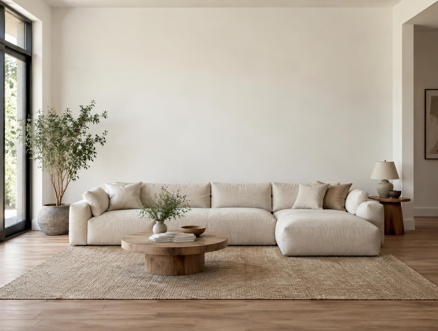 Salón minimalista
